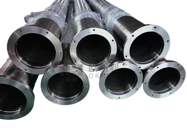 Flange type titanium lining tube